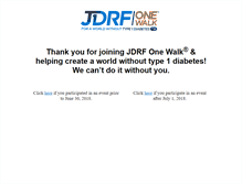 Tablet Screenshot of jdrf.summitmg.com